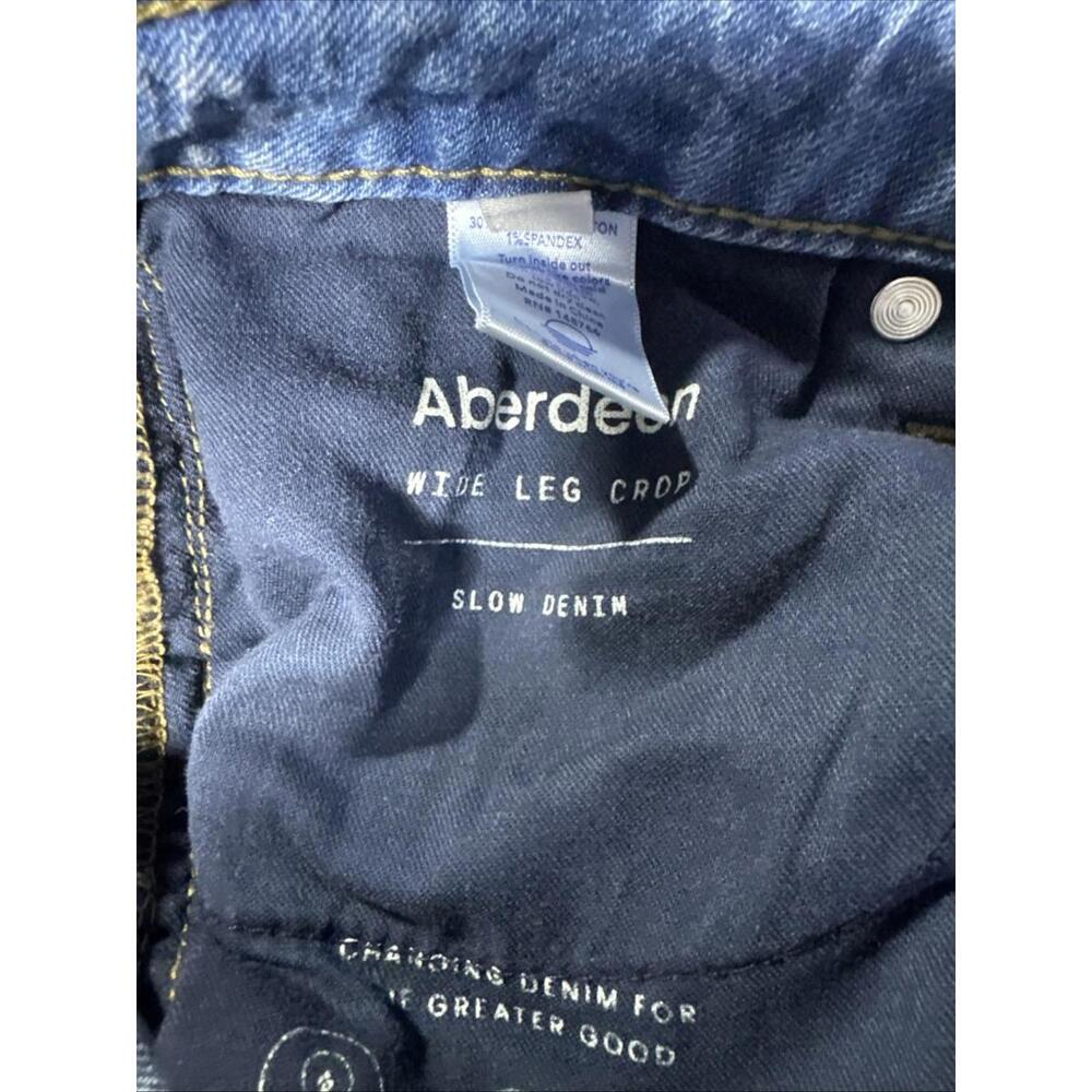 Oliver Logan Aberdeen Jeans Womens Size 32 Light Wash Wide Leg Stretch - Picture 6 of 8